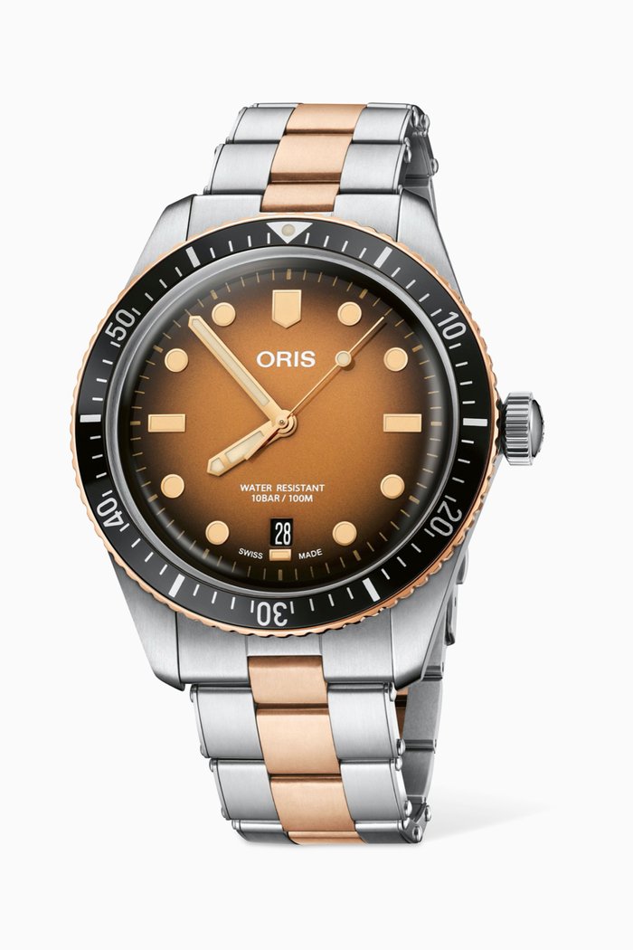 

Divers Sixty-Five Automatic Watch, 40mm, Brown