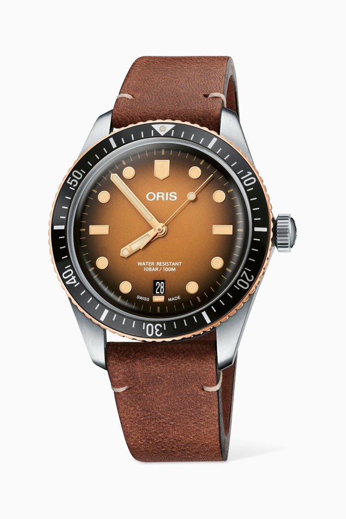 

Divers Sixty-Five Automatic Watch, 40mm, Brown