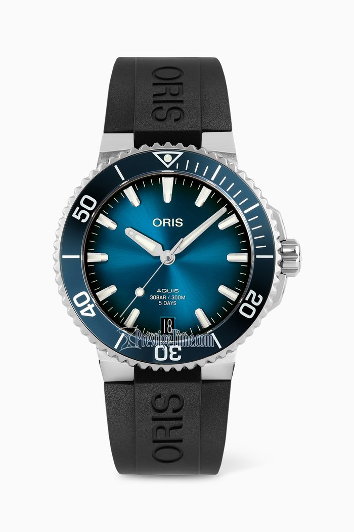 

Aquis Date Calibre 400 Watch, 41.5mm, Blue