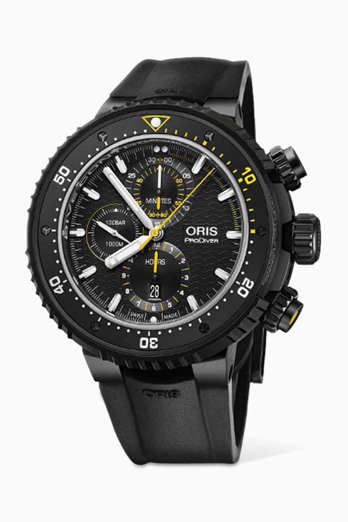 

ProDiver Dive Control Automatic Chronograph Watch, 51mm, Black