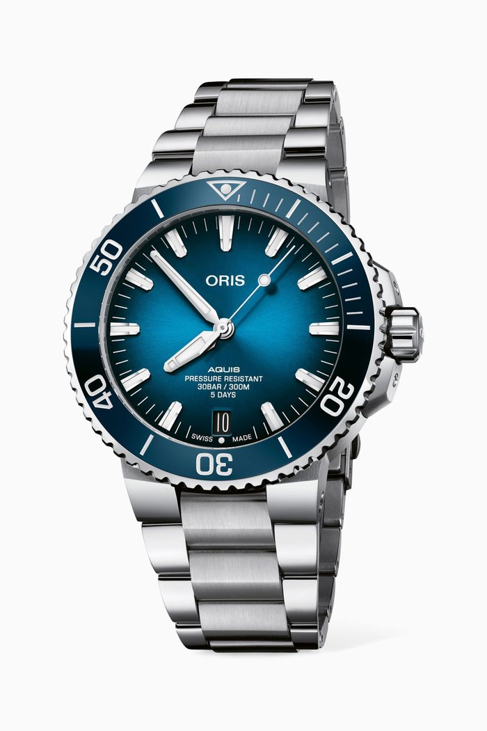 

Aquis Automatic Watch, 41.5mm, Blue
