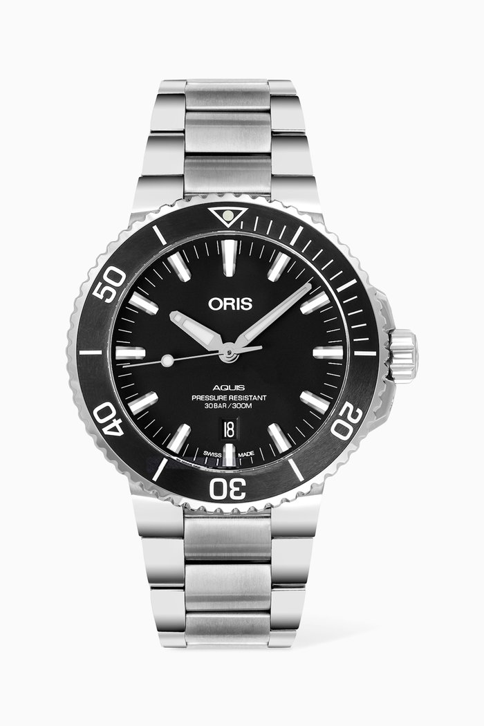 Aquis Automatic Watch, 43.5mm, Black