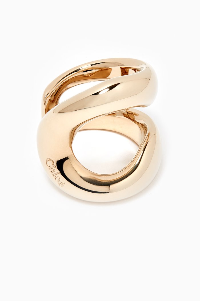 

Kiss Ring in Brass, Gold