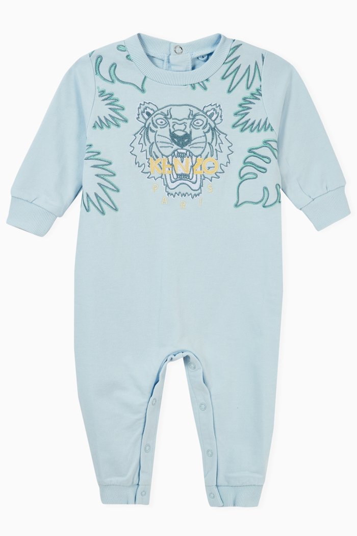 

Kenzo Tiger Jumpsuit Pyjama in Cotton, Blue