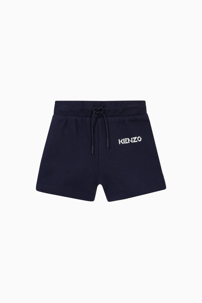 K-logo Shorts in Cotton, Blue