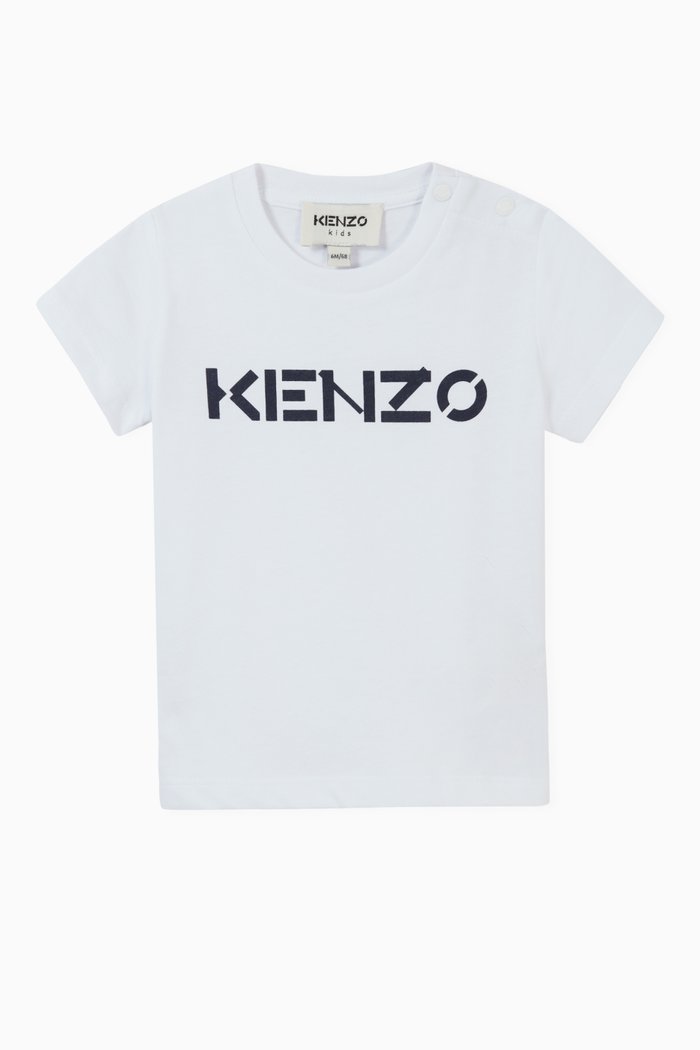 

Kenzo Logo Graphic T-shirt in Cotton, White