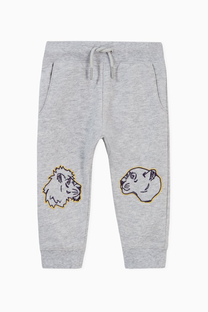 

Tiger Friends Sweatpants in Cotton Jersey, Grey
