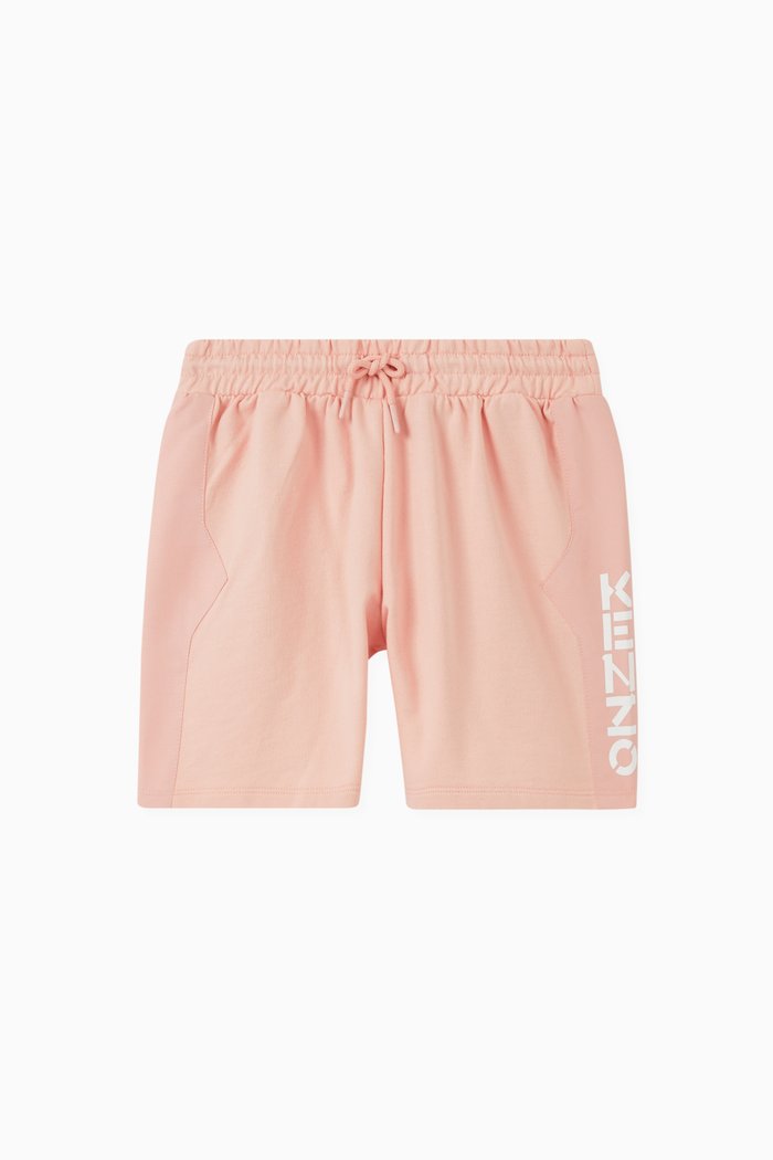 

K-logo Shorts in Cotton Jersey, Pink