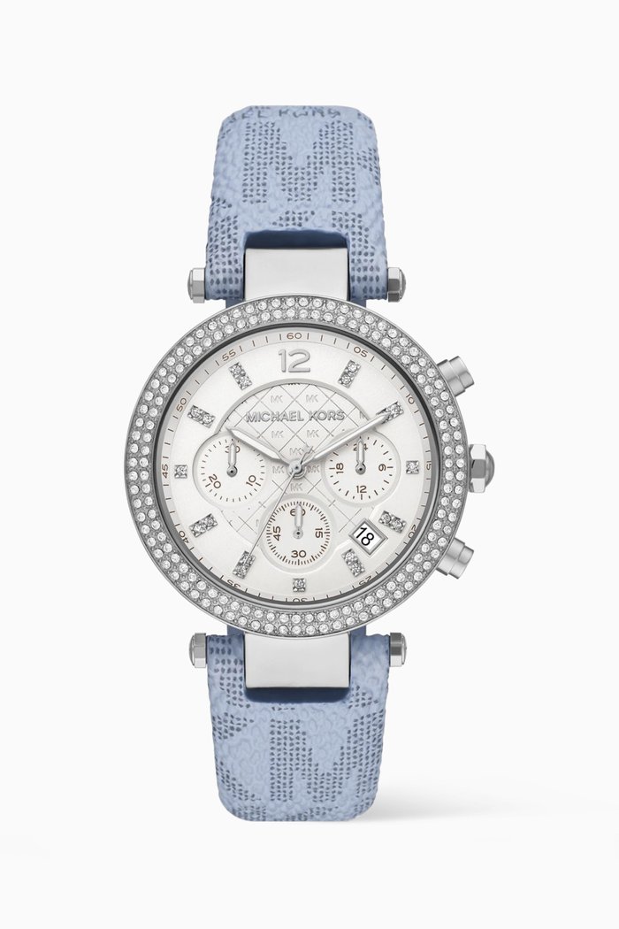 

Parker Chronograph Watch, 39mm, Blue