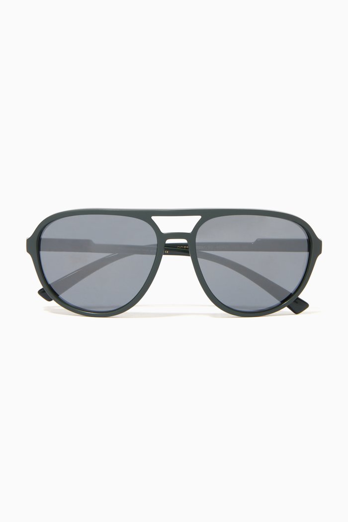 

DG Pattern Sunglasses, Green