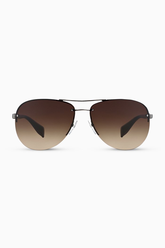 

Aviator Sunglasses in Metal, Silver
