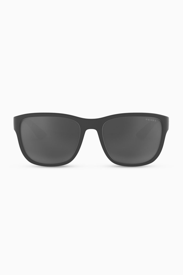 

Squared Sunglasses in Acetate, Black