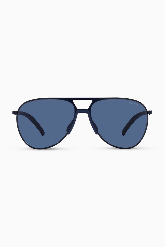 

Pilot Sunglasses in Metal, Black