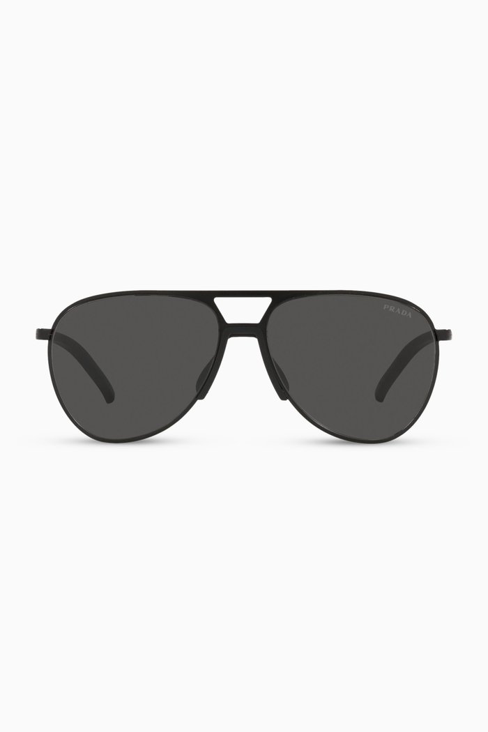 

Pilot Sunglasses in Metal, Black