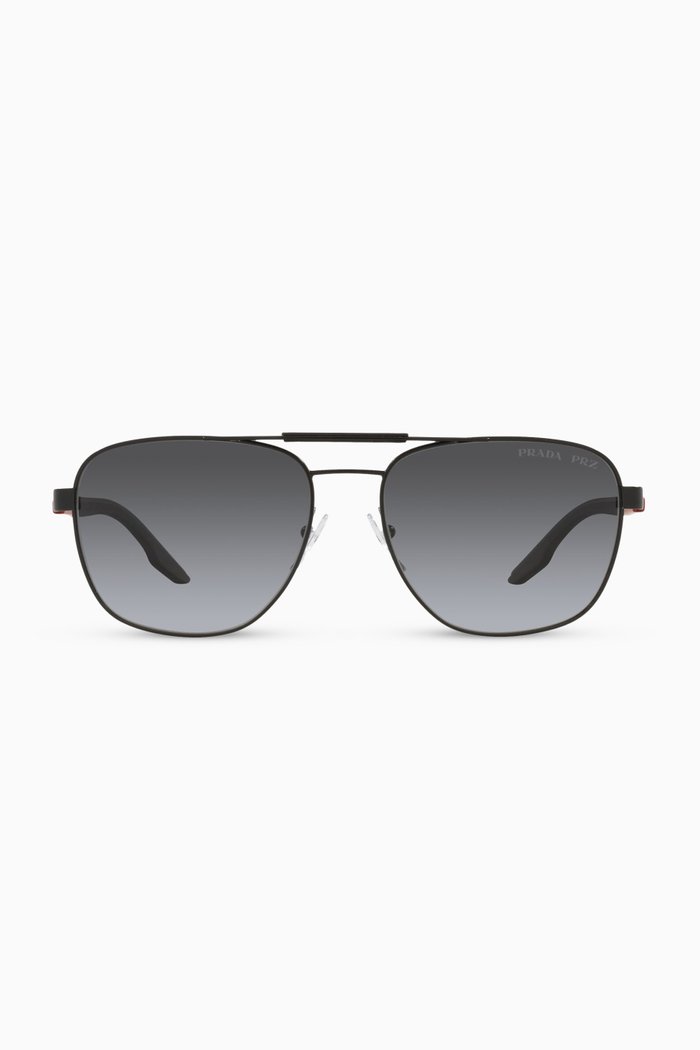 

Pilot Sunglasses in Metal, Black