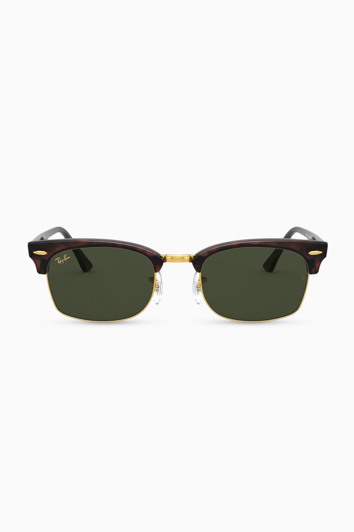 

Clubmaster Square Legend Sunglasses in Acetate, Brown