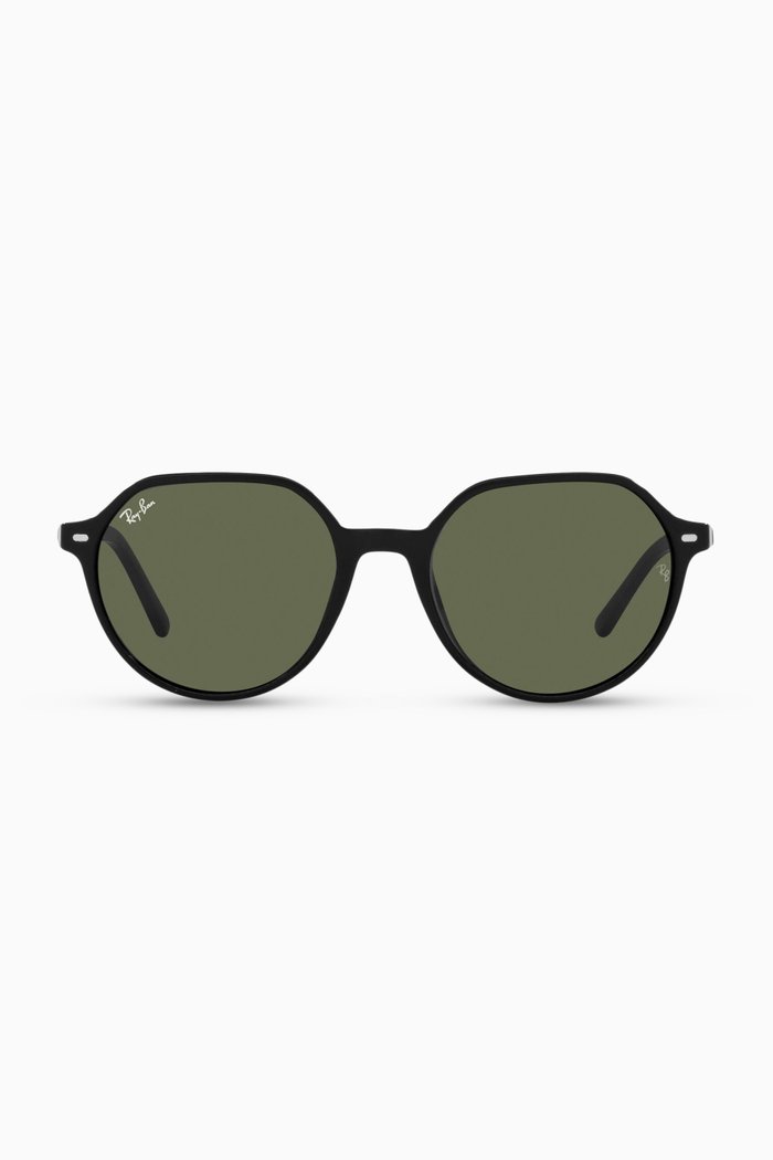 Thalia Sunglasses in Acetate, Black