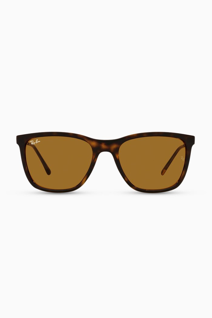 

Square Sunglasses in Nylon, Brown