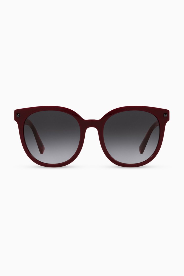 

Valentino Garavani Cat-Eye Sunglasses in Acetate, Red