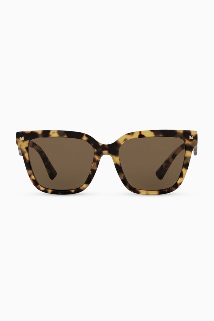 

Valentino Garavani Cat-Eye Sunglasses in Acetate, Brown