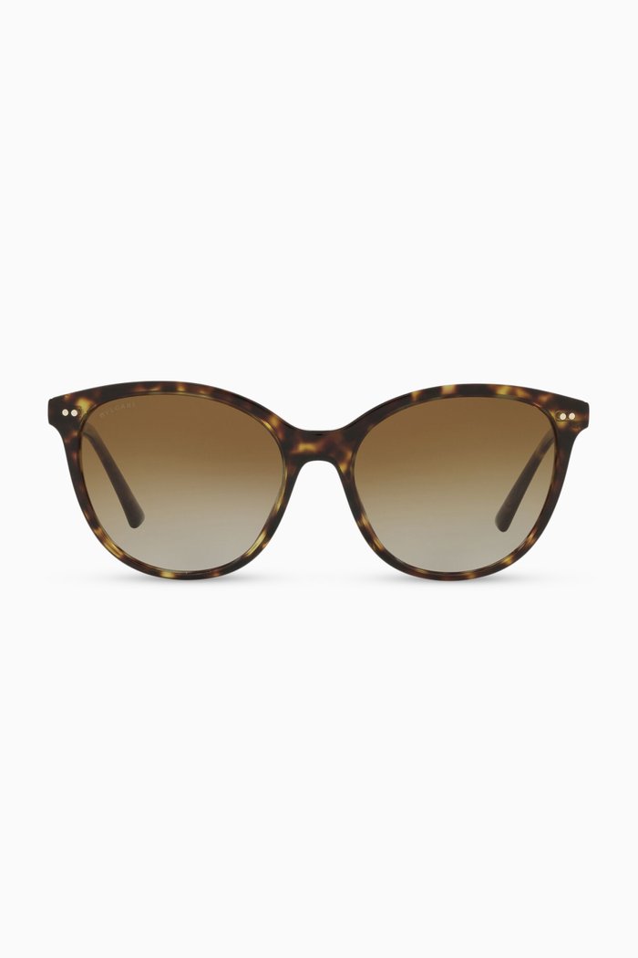 

B.zero1 Cat-eye Sunglasses in Acetate, Brown