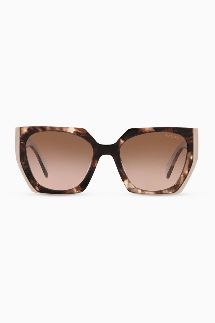 

Cat-Eye Sunglasses in Acetate, Brown