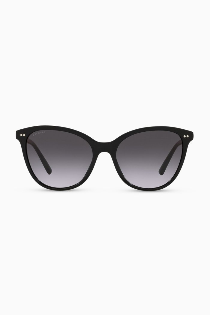 

B.zero1 Cat-eye Sunglasses in Acetate, Black