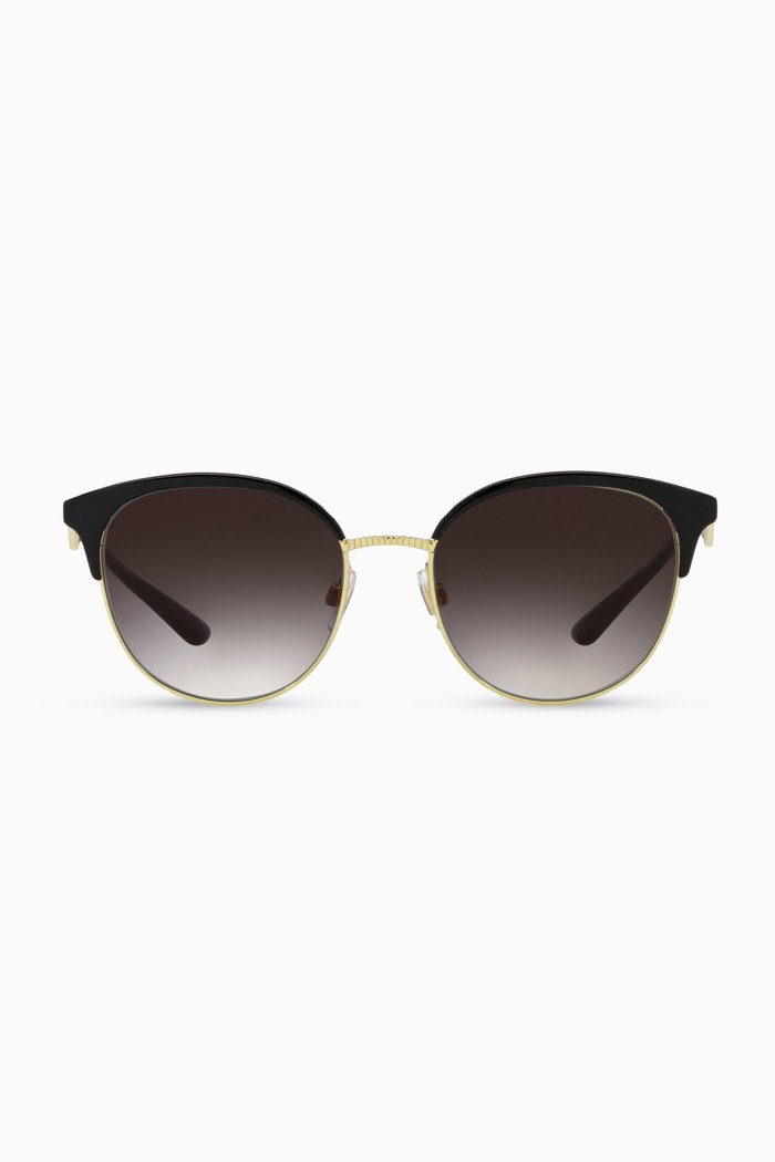 

Grossgrain Sunglasses, Black