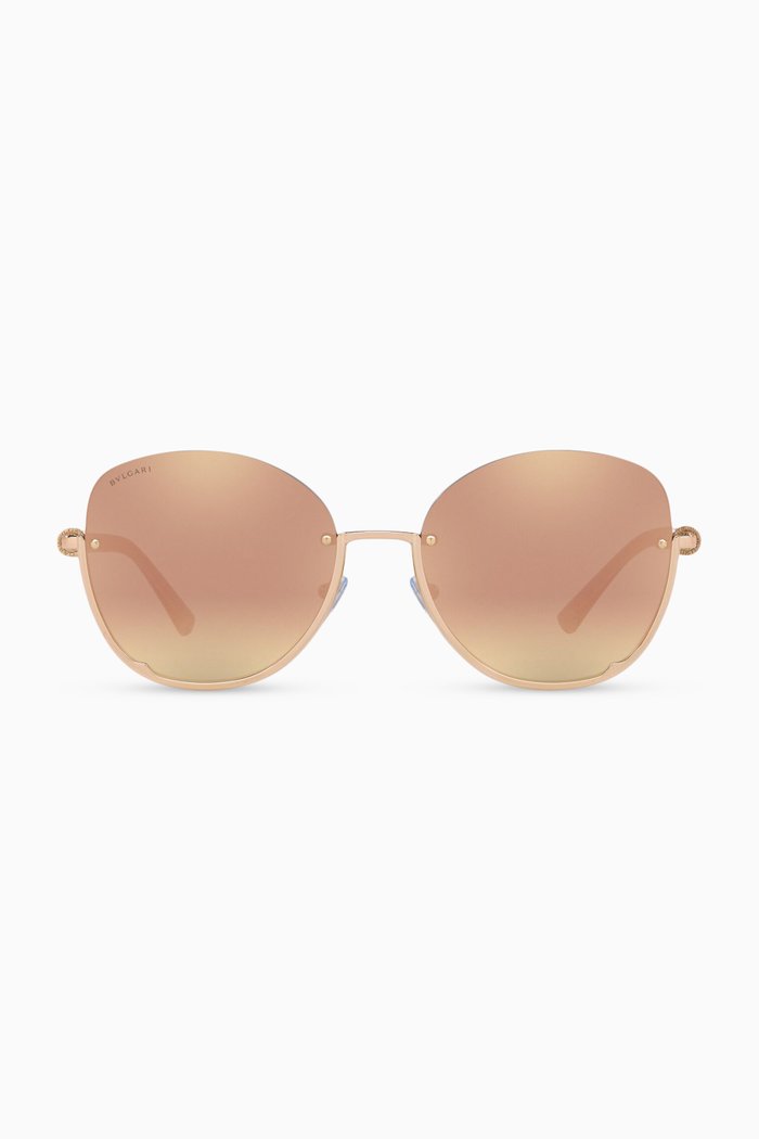 

B.zero1 Butterfly Sunglasses in Metal, Gold