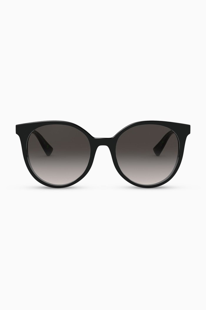 

Valentino Garavani Cat-Eye Sunglasses in Acetate, Black