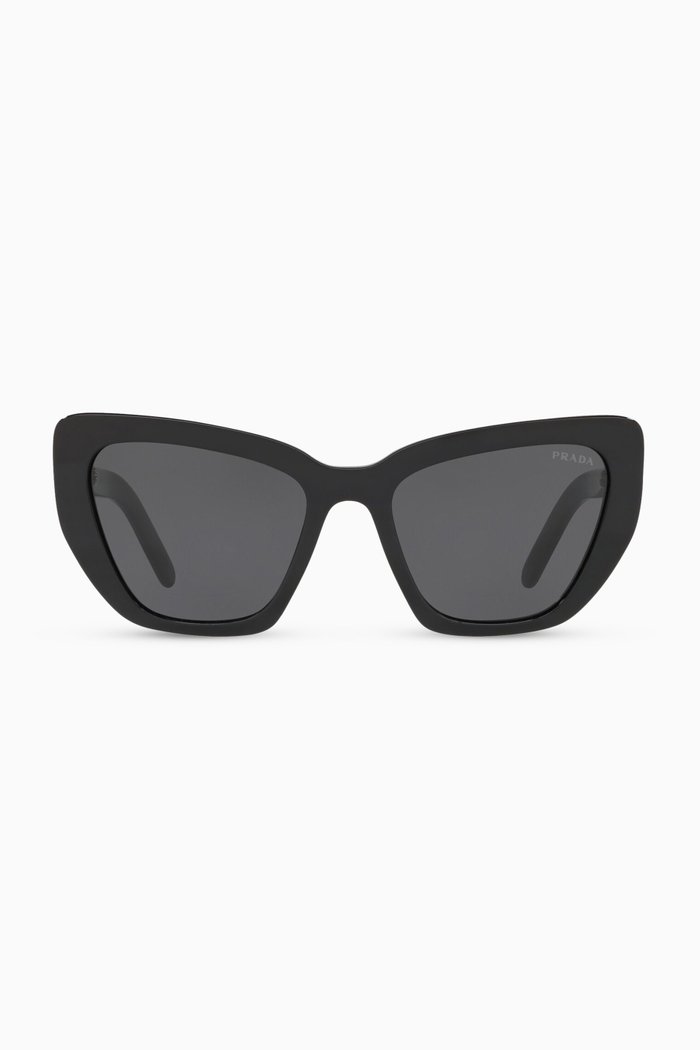 

Cat-Eye Sunglasses in Acetate, Black