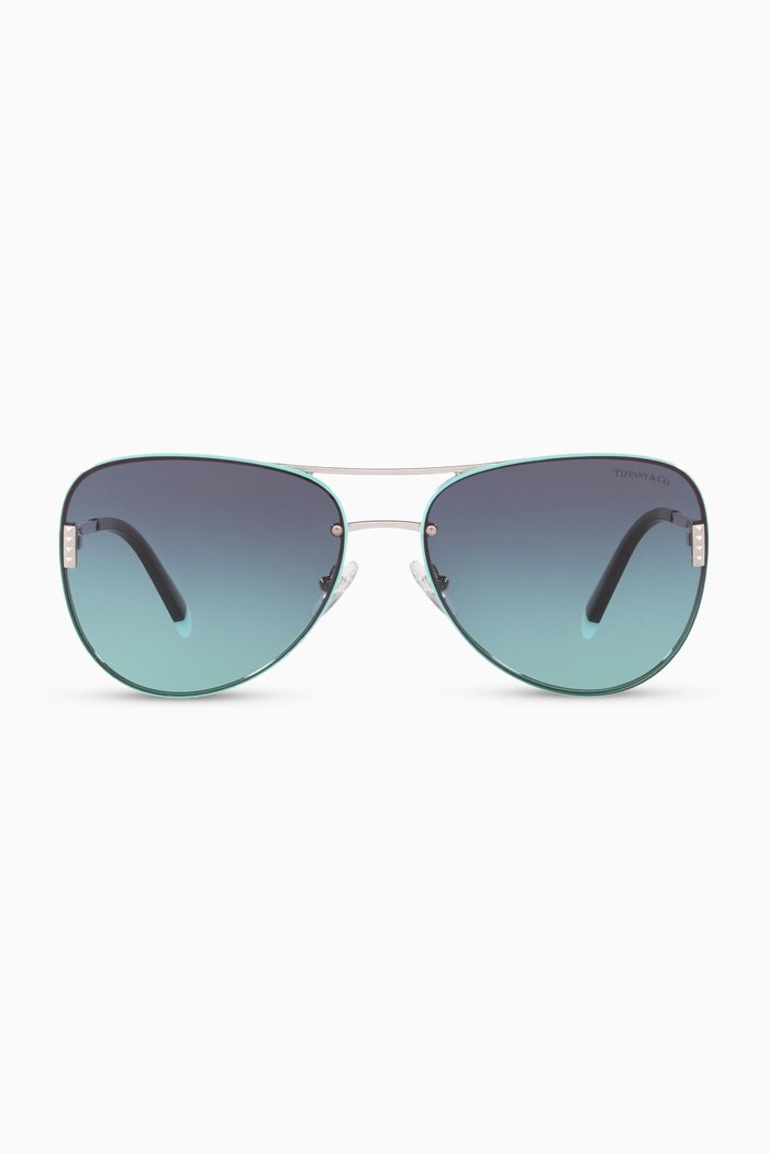 

Pilot Sunglasses in Metal, Blue