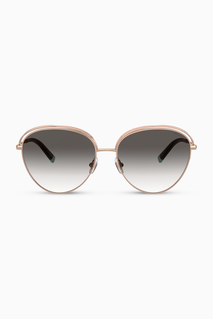 

Butterfly Sunglasses in Metal, Gold