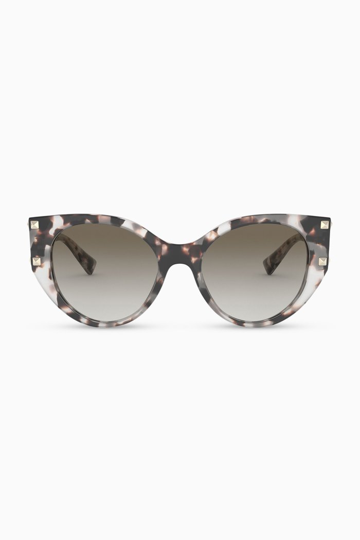 

Valentino Garavani Butterfly Sunglasses in Acetate, Brown