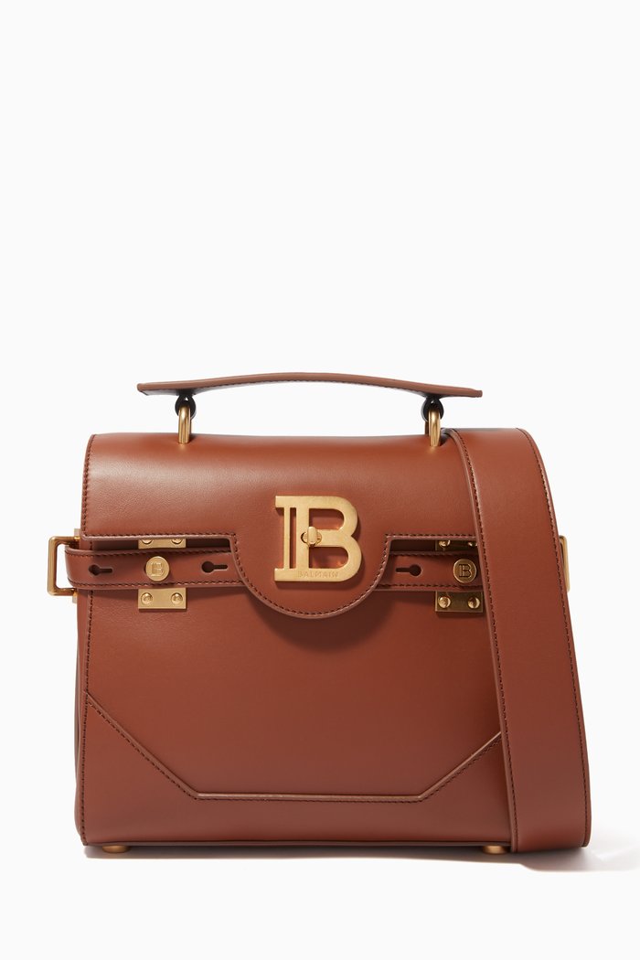 

B-Buzz 23 Tote Bag in Leather, Brown