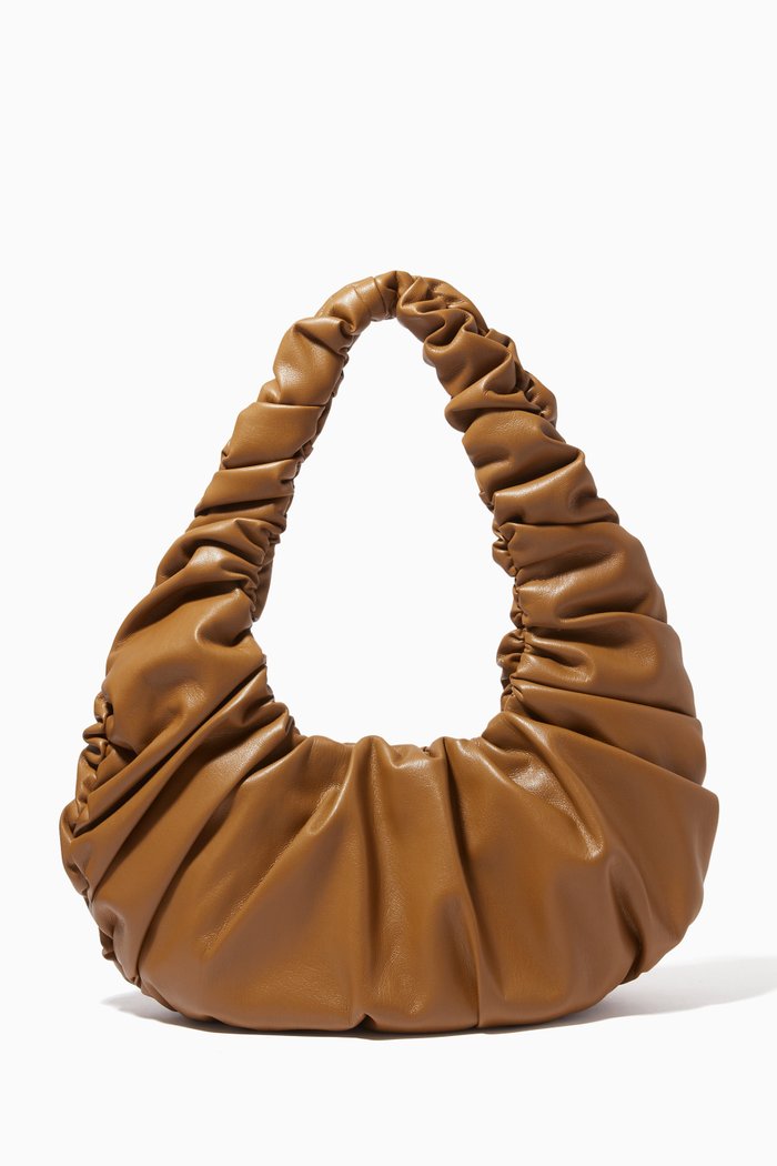 

Anja Baguette Bag in Vegan Leather, Brown