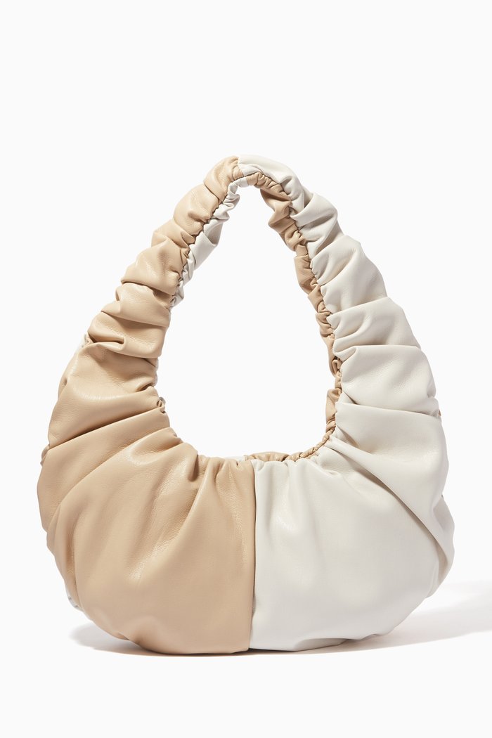

Anja Baguette Bag in Vegan Leather, Neutral