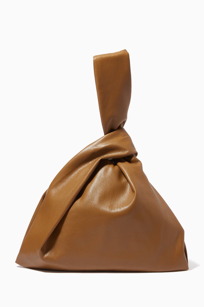 

Jen Tote Bag in Vegan Leather, Brown
