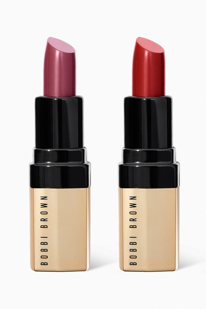 

Mini Luxe Lip Color Duo – Hibiscus & Parisian Red, Multicolour