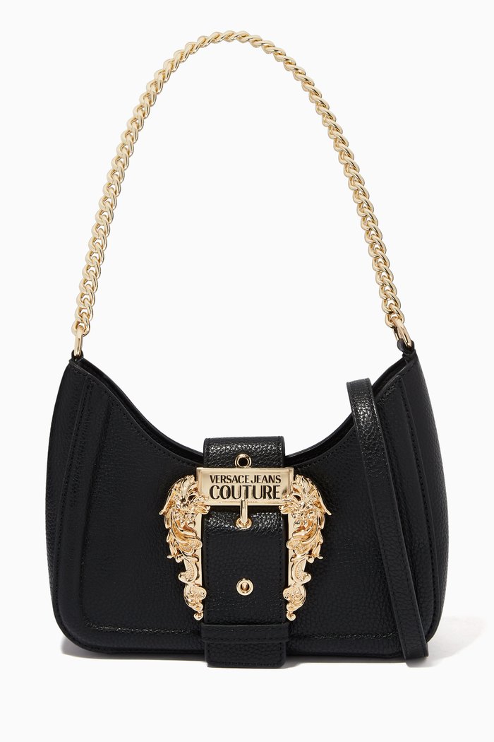 

Couture 1 Shoulder Bag in PU Leather, Black