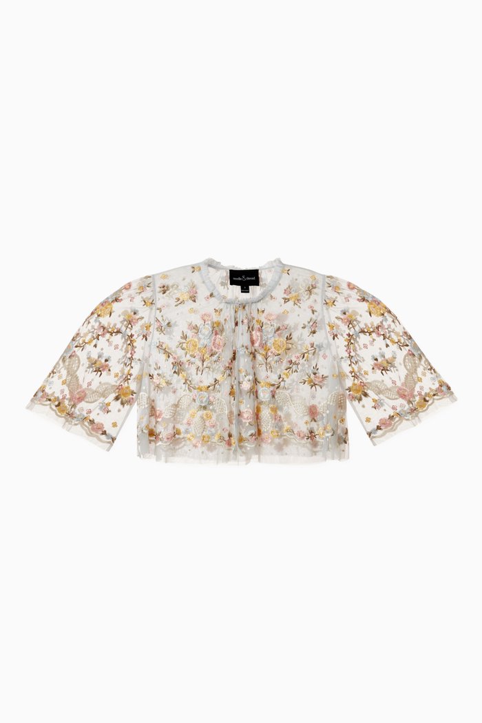 

Floria Jacket in Tulle, Blue