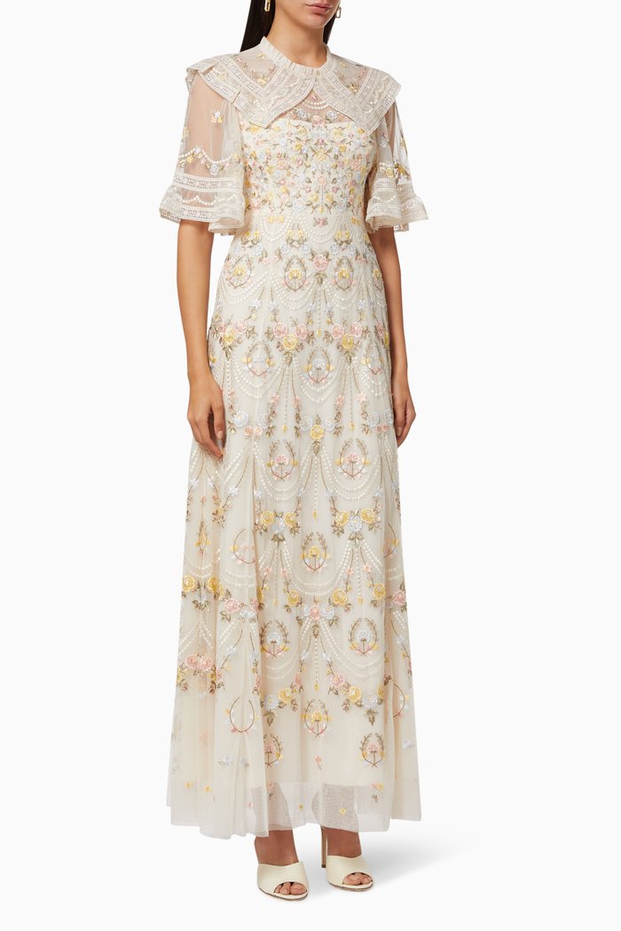 

Reverie Rose Gown in Tulle, Neutral