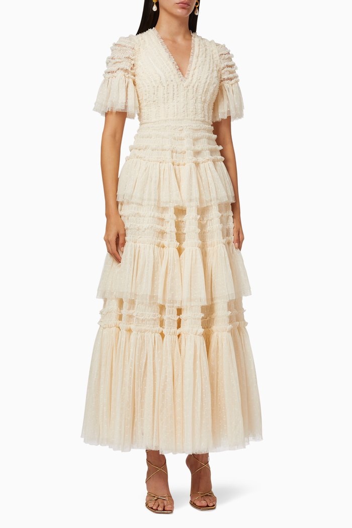

Clarabelle Gown in Tulle, Neutral