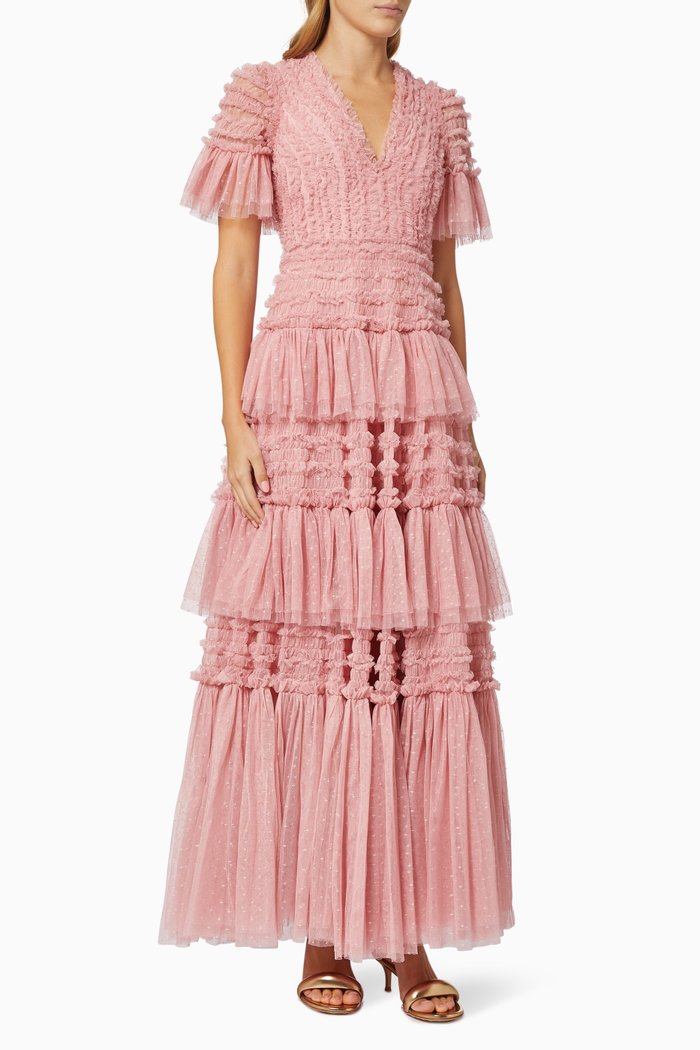 

Clarabelle Gown in Tulle, Pink
