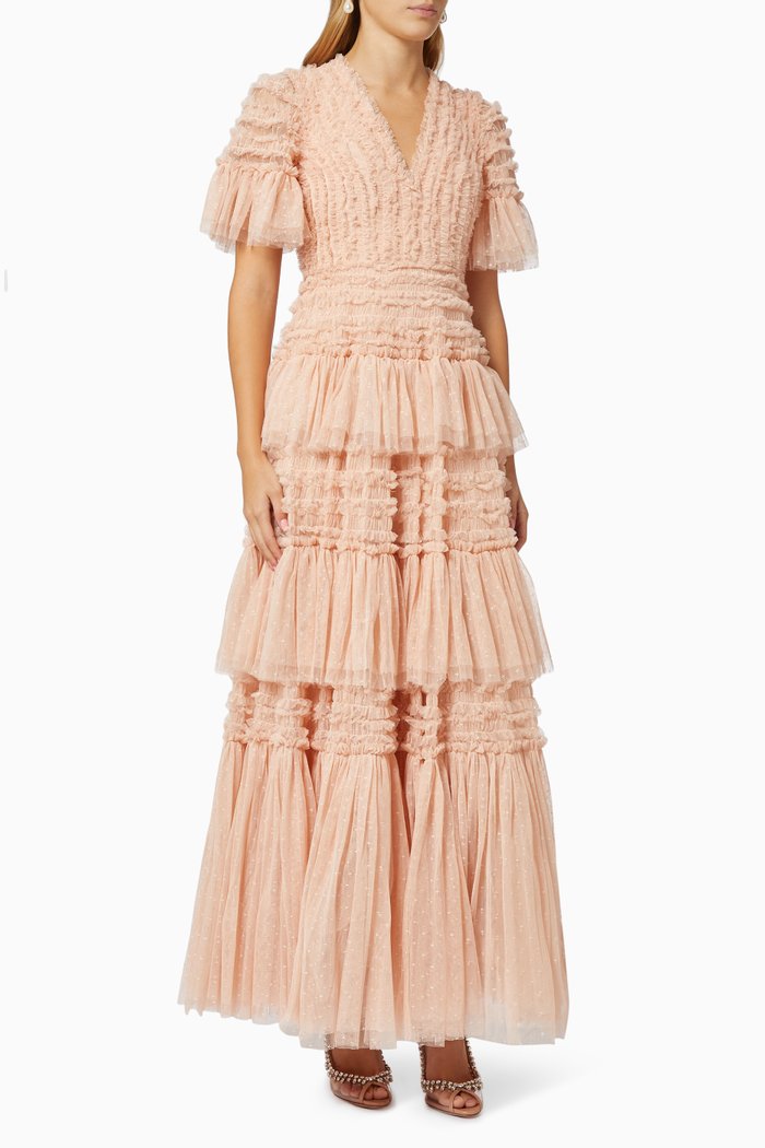 

Clarabelle Gown in Tulle, Pink