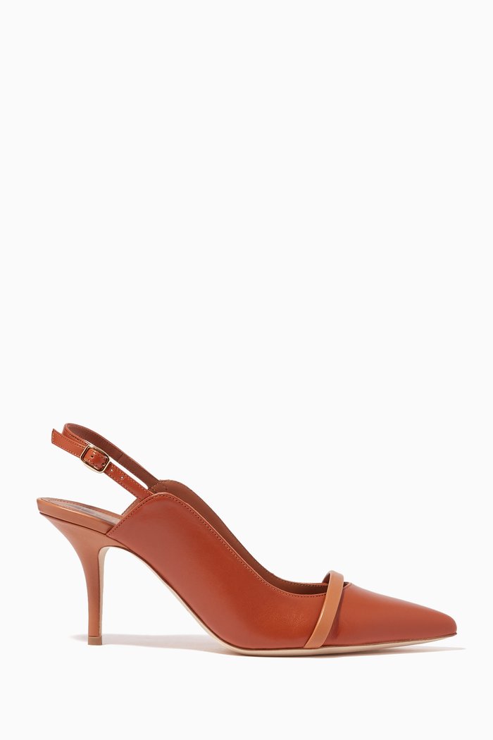Marion 70 Pumps in Nappa, Brown