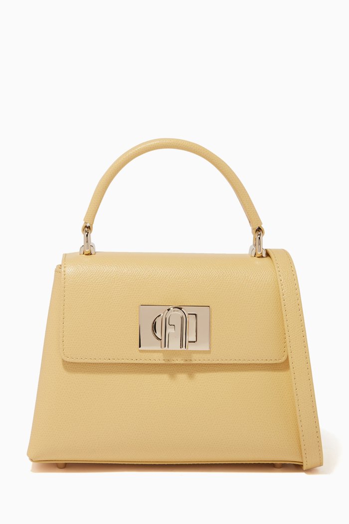 

Mini 1927 Top Handle Bag in Leather, Neutral