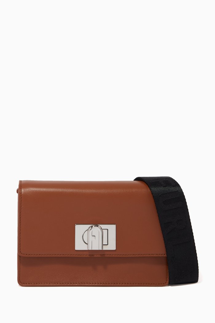 

Mini 1927 Soft Crossbody Bag in Leather, Brown
