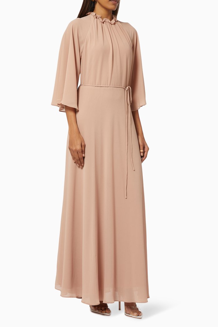 

The Tebrie Dress in Georgette, Neutral