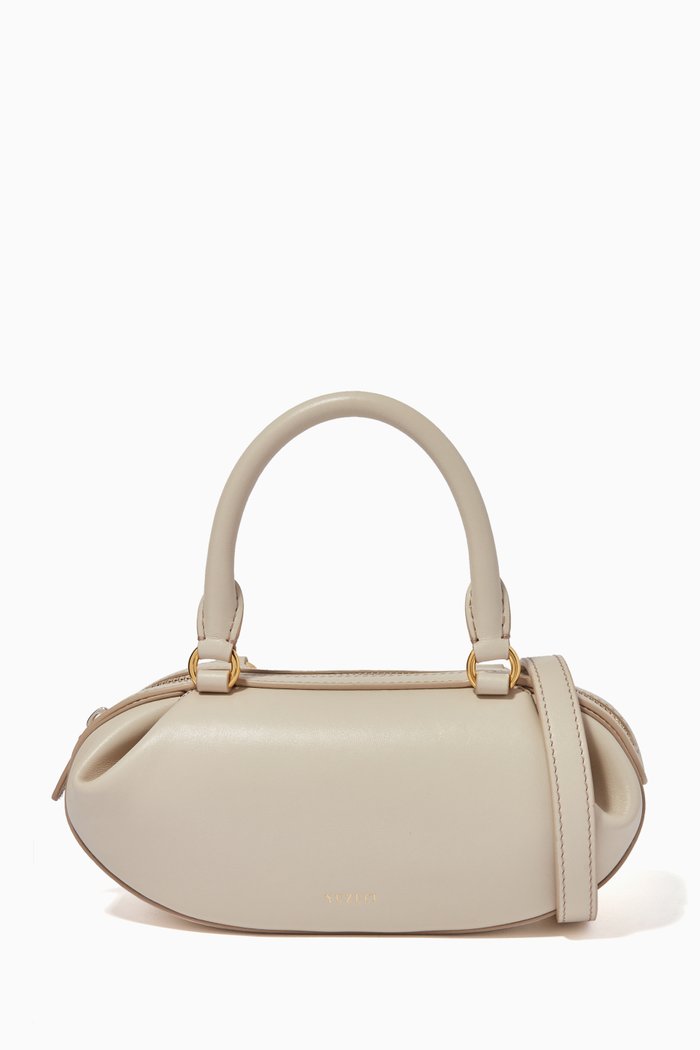 

Brioche Bag in Leather, White